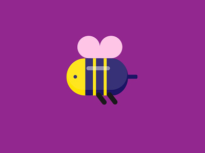 Cute BEE bee design illustration ui vector