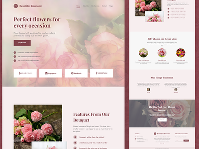 Beautiful Blossoms Bouquet Website