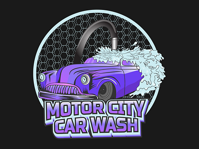 Motor Car wash Logo 3d branding car car wash design graphic design illustration logo motor car tshirt ui ux vector vector art vintage