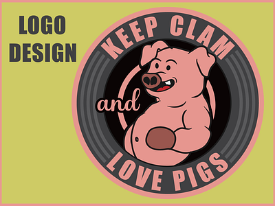 Pig logo 3d art artist branding circle coloring design eye cathing graphic design illustration logo pig pig logo pigs stor tshirt tshirts unique ux vector