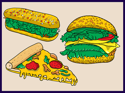 Fast Food illustration