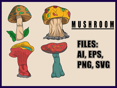 Mushrooms art