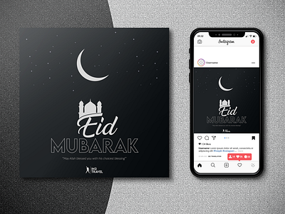 EID Banner Design For In2 Travel adobe photoshop branding design facebook graphic design illustration social media banner