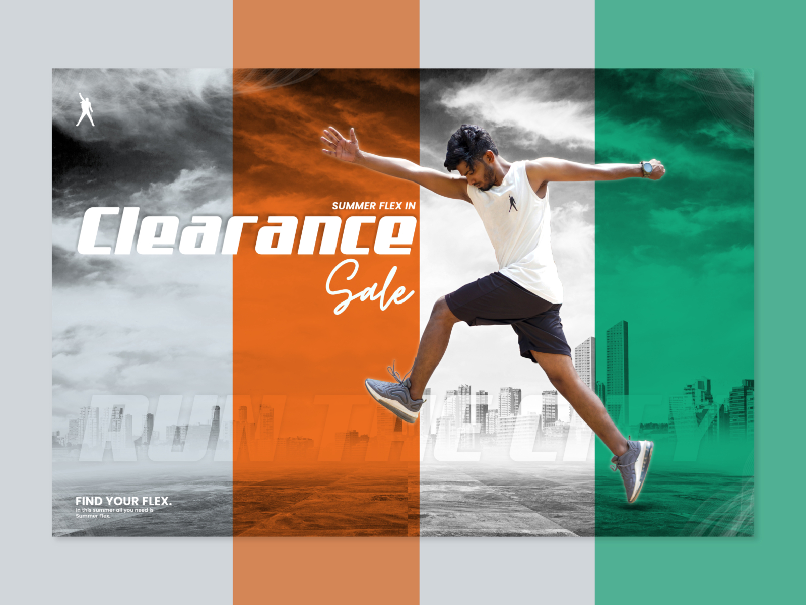 Clearance Sale Offer Poster adobe photoshop design facebook flex graphic design offer poster social media banner vector