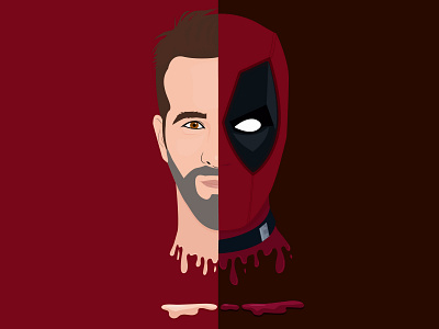 Ryan Reynolds/Deadpool action actor actors cool deadpool film guy vector illustration movie movie night