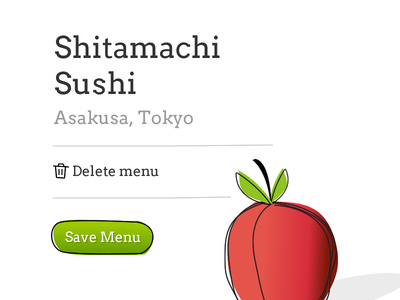 Tadaku - Menu Detail