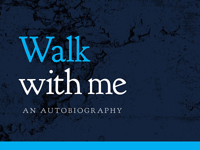 'Walk with me' Book Cover [Attachments]