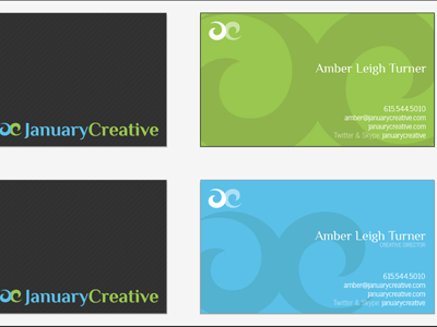 January Creative - Business Card Design business card design january creative print spot gloss