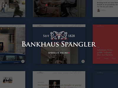 Best in Family Banking Touchpoint / Bankhaus Spängler animation bank blue button cash design digital finance flexible gold independent money motion graphics red ui ux