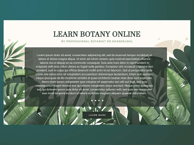 Botany Banner ads banner botany graphic design