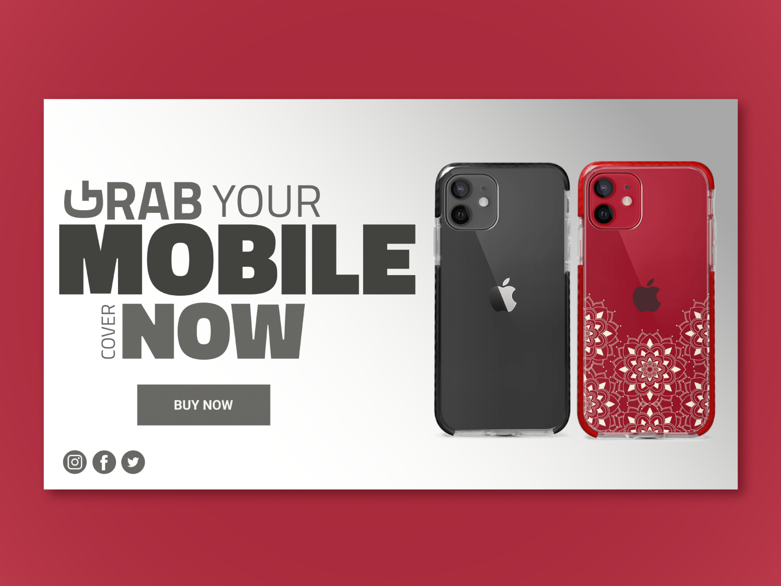 Phone Case Banner by Priyanshu Rijhwani on Dribbble