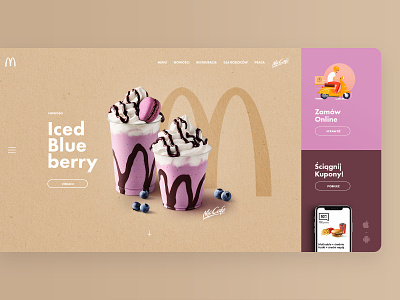 McDonald's Redesign Concept app burger concept food landing mcdonalds page subtl ui ux visuality web website