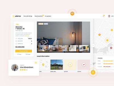 Individual Property Page app buy design desktop details developer estate home house layout page platform property real sell ui ux web