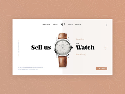 Watches clean design jackiewicz jewelry landing layout luxury page subtl ui ux watches web