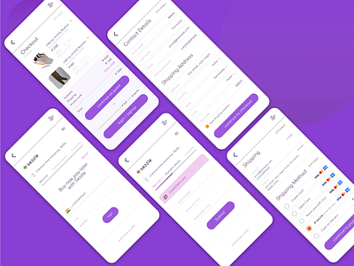 Sezzle checkout page animation app design illustration typography ui ux vector
