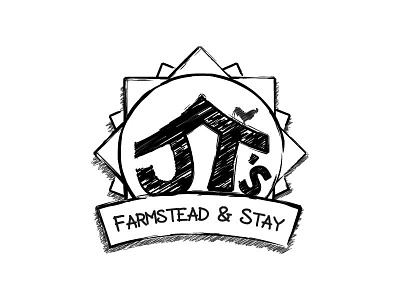 JT's First Draft farm first draft logo sketch