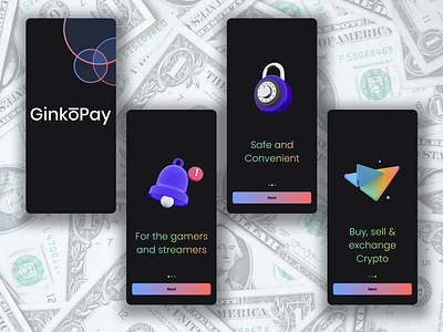 GinkoPay app design