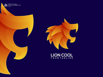 Lion cartun design graphic design icon illustration lineart lion logo logos vector