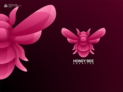 Honey Bee bee cartun design graphic design honey icon illustration lineart logo vector