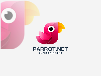 Parrot Net america brand branding design dubai graphic design icon identity illustration lineart logo modern nyc parrot tecnology usa vector