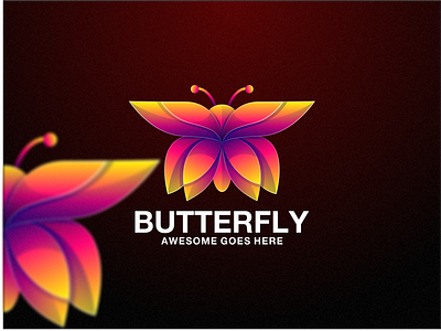 BUTTERFLY animal branding buetterfly color colorful design graphic design icon illustration lineart logo modern motion graphics tecnology vector