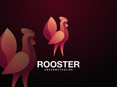 Rooster america animal branding design dubai graphic design icon illustration lineart logo modern motion graphics nyc rooster technology usa vector