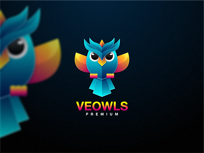 veowls premium animal branding design dubai graphic design icon illustration lineart logo modern nyc owl ui usa vector