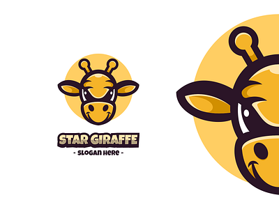 giraffe animal branding design graphic design icon illustration lineart logo motion graphics ui vector