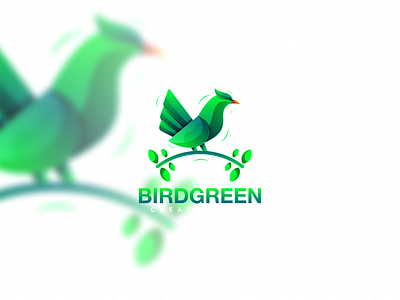 bird green animal bird branding design graphic design icon illustration lineart logo modern technology ux vector