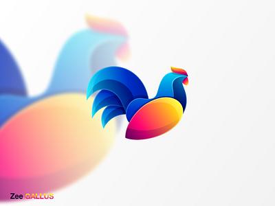 ZEE GALLUS animal branding design dubai gallus graphic design icon illustration lineart logo nyc roster simbol vector