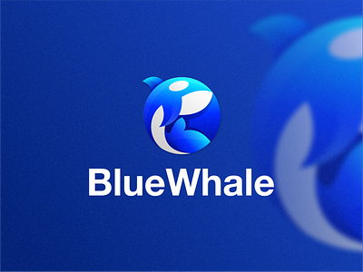 BLUE WHALE animal blue branding color design dubai graphic design icon illustration kuwait lineart logo nyc usa vector whale