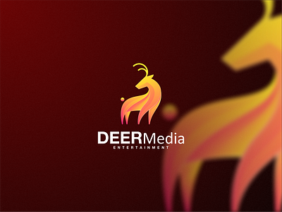 Deer Media branding design graphic design icon illustration lineart logo vector