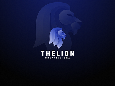 Thelion branding color design graphic design icon illustration lineart lion logo vector