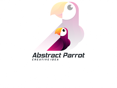 Parrot animal branding color design graphic design icon illustration lineart logo parrot vector