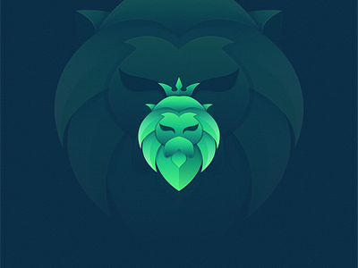 Lion branding color design graphic design icon illustration lineart lion logo ui vector