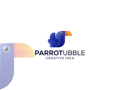 parrot branding color design graphic design icon illustration lineart logo parrot vector