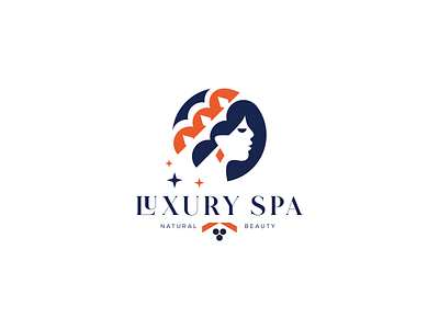 LUXURY SPA branding design graphic design icon illustration lineart logo luxury spa vector