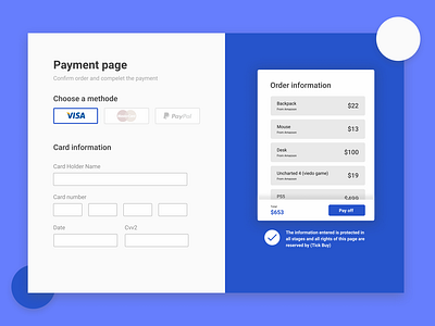 #DailyUI, Day2:Credit Card Checkout