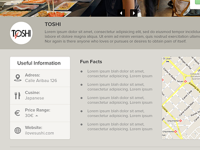 meal.es design food logo restaurant sashimi sushi website map