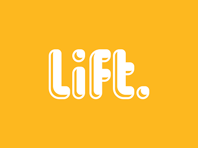 Lift cursive custom lift logo logotype type typography