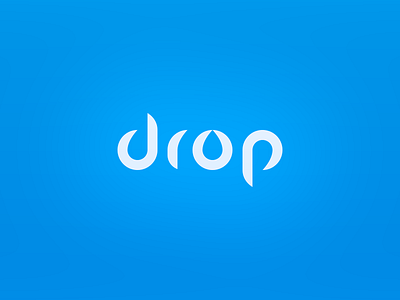 drop blue drop logo water