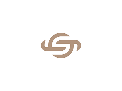 Saturn earth logo logotype monogram planet s saturn