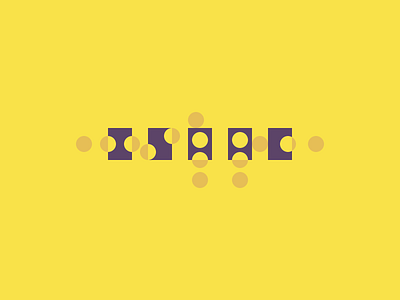My name dots grant isaac logo yellow