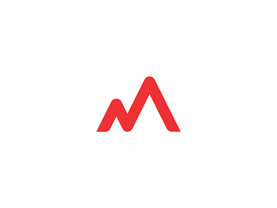 Mountain logo m mountain red