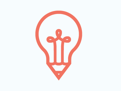 My new avatar avatar icon light lightbulb logo pencil