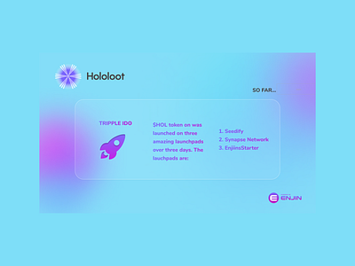 Blockchain Project Progress for Hololoot blockchain crypto design infographics web3