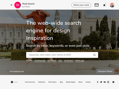 Inspiration of Hero Section of a Landing Page