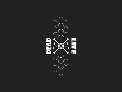 Logo Dead Or Life branding de design graphic design icon illustration logo logo branding skull vector
