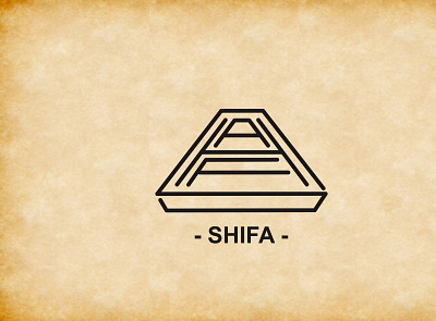 Brand Your Name 005 "SHIFA" branding brandlogo brandname design graphic design icon illustration logo logo branding ui vector