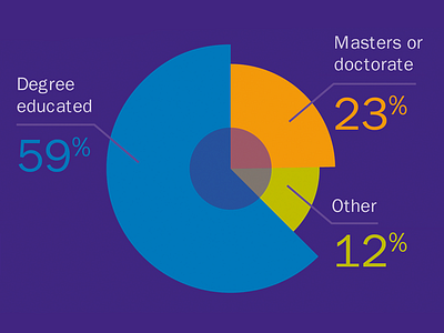 Pie Chart bright chart corporate flat graph infographic pie chart stats